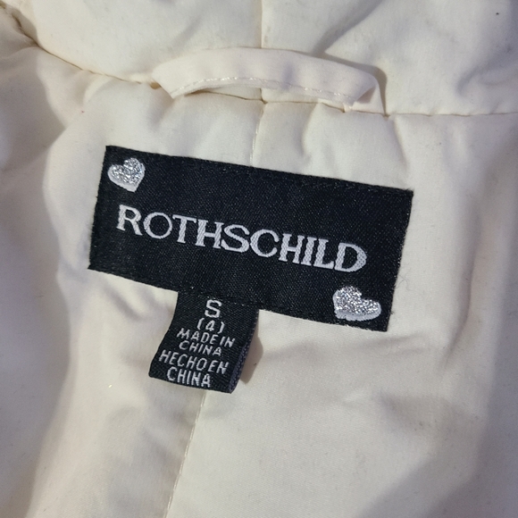 Rothschild Faux Fur Dress‎ Coat Size S 4 - Picture 9 of 13